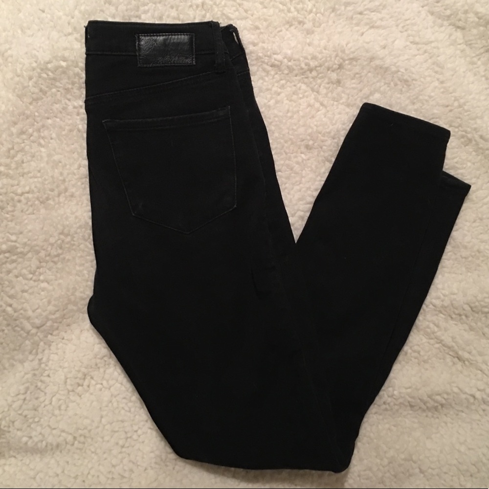 Nordstrom LEiTH Black Skinny Jeans size 25